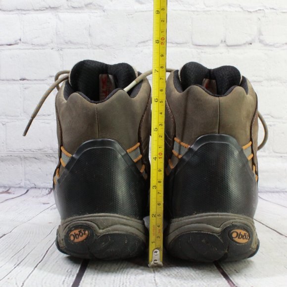 OBOZ Bridger Mid B-Dry Brown Waterproof Hiking Trail Boots Size US 12 - Picture 7 of 9